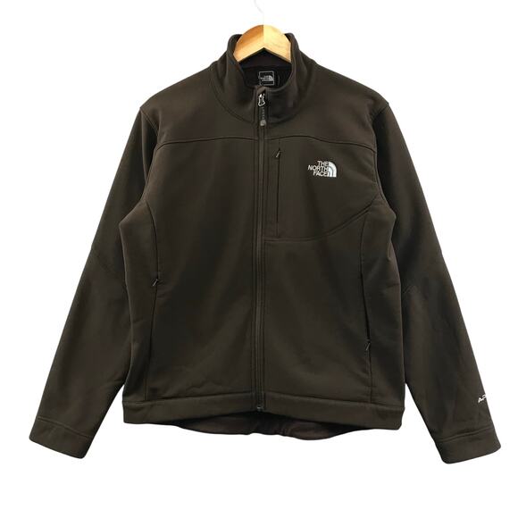 The North Face Apex Brown Jacket Large full zip - Picture 1 of 11